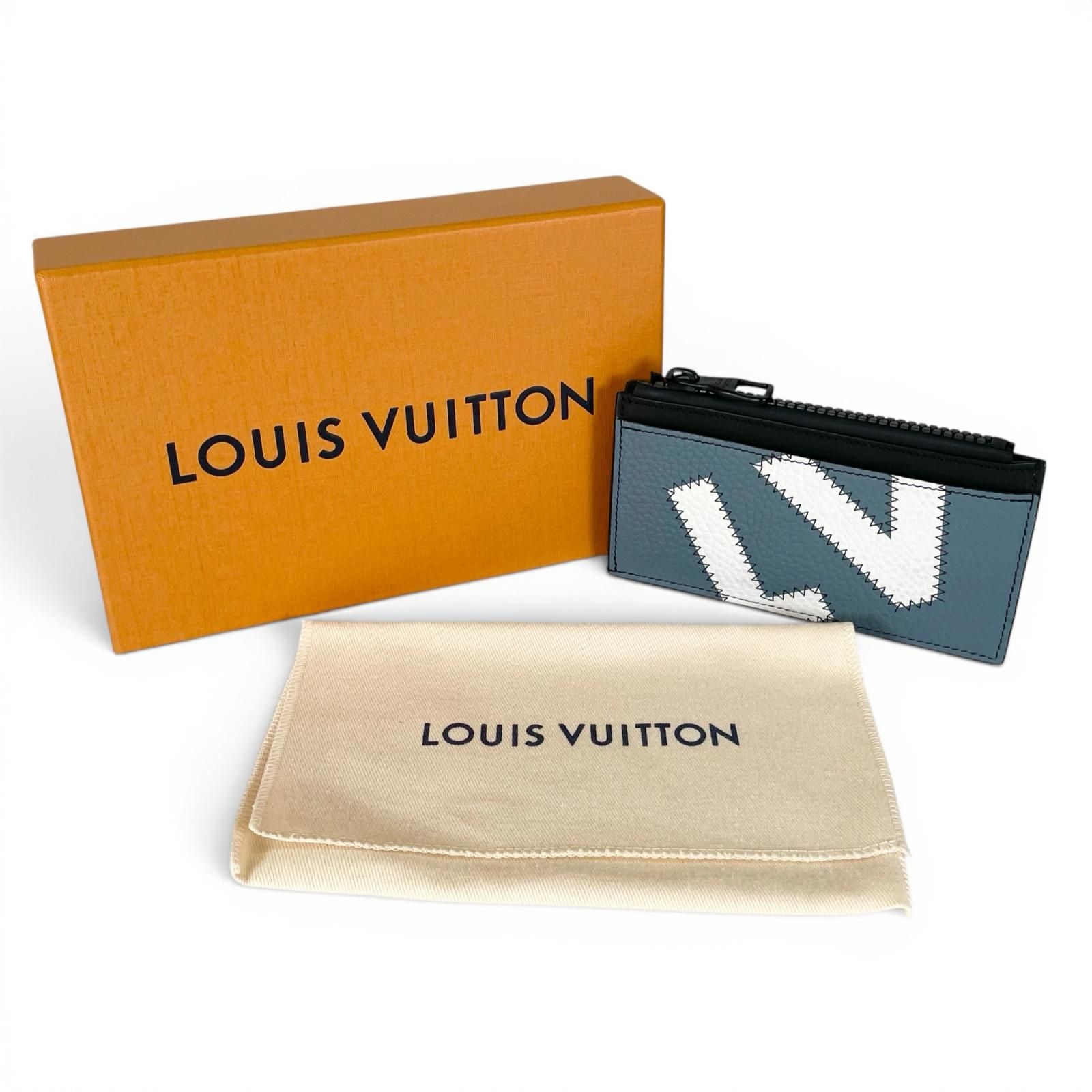 Louis Vuitton LV Initial Taurillon Coin Card Holder Case Box — view 2