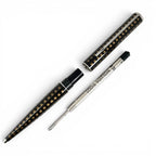 Louis Vuitton Jet Rack Damier Twist Ballpoint Pen Brown Silver — view 3
