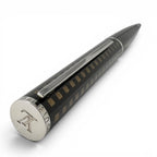 Louis Vuitton Jet Rack Damier Twist Ballpoint Pen Brown Silver — view 4