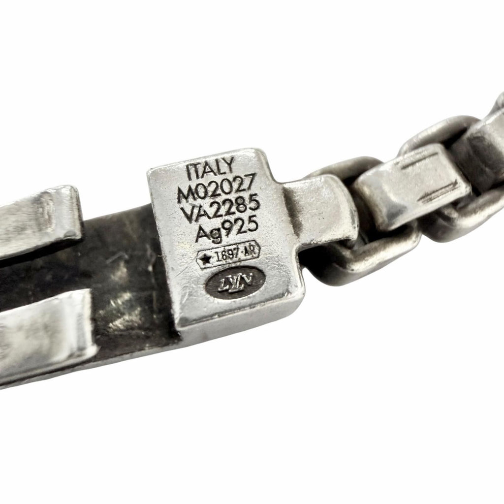 Louis Vuitton Necklace LV Terra Monogram Chain Silver — view 7