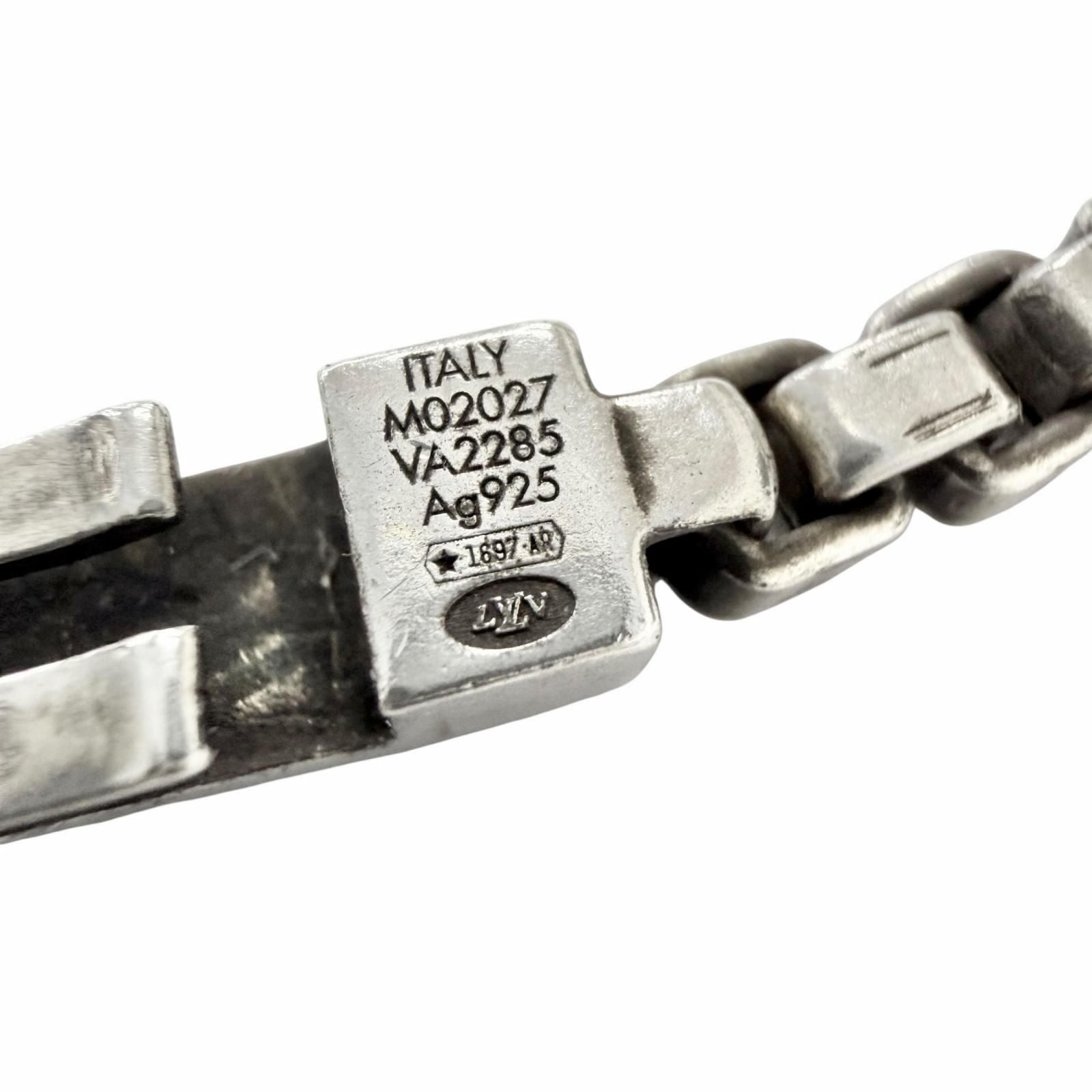 Louis Vuitton Necklace LV Terra Monogram Chain Silver — view 7