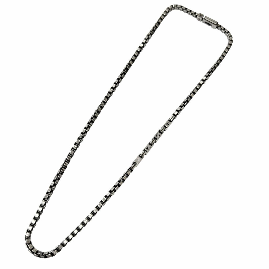 Louis Vuitton Necklace LV Terra Monogram Chain Silver — view 3
