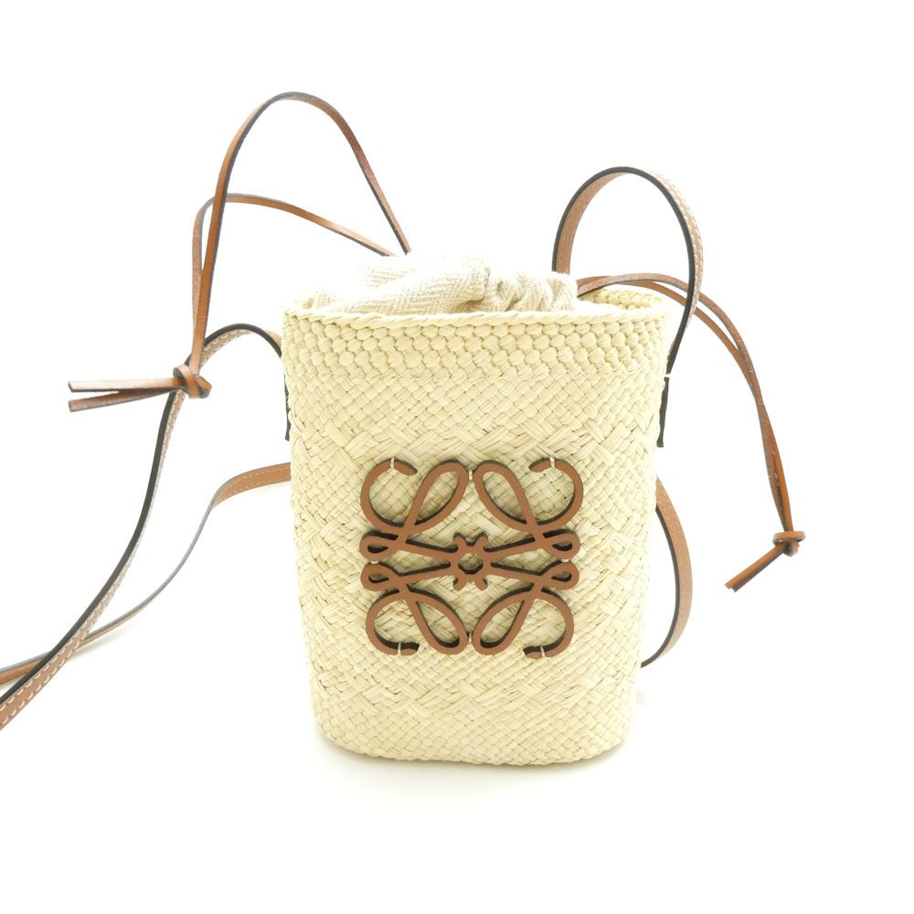 Loewe Anagram Square Pocket Pochette Shoulder Bag Basket — view 2