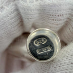 Hermes Vintage 925 Leather Perfume Bottle Pendant Silver Black — view 8