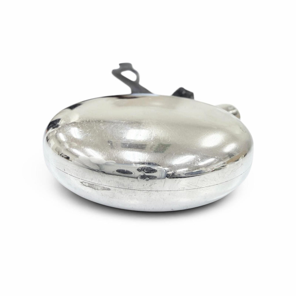 Hermes Vintage 925 Leather Perfume Bottle Pendant Silver Black — view 6