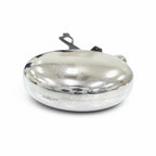 Hermes Vintage 925 Leather Perfume Bottle Pendant Silver Black — view 6