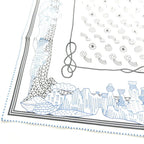 Hermes Carre 55 les Canyons Etoiles From the to the Stars Scarf Silk Bandana — view 6
