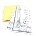 Hermes Carre 55 les Canyons Etoiles From the to the Stars Scarf Silk Bandana