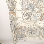 Hermes Carre Geant le Monde D'hermes World Scarf Cashmere Silk Large — view 6