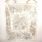 Hermes Carre Geant le Monde D'hermes World Scarf Cashmere Silk Large — view 2