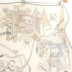 Hermes Carre Geant le Monde D'hermes World Scarf Cashmere Silk Large — view 4
