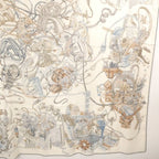 Hermes Carre Geant le Monde D'hermes World Scarf Cashmere Silk Large — view 5