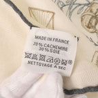 Hermes Carre Geant le Monde D'hermes World Scarf Cashmere Silk Large — view 8
