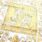 Hermes Carre 55 Animaux Bandana Animal Scarf Silk — view 7