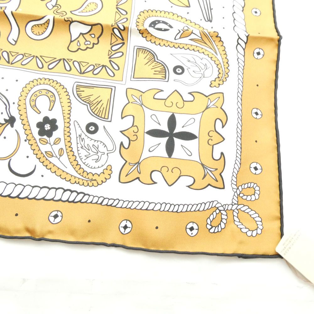 Hermes Carre 55 Animaux Bandana Animal Scarf Silk — view 6