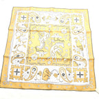 Hermes Carre 55 Animaux Bandana Animal Scarf Silk — view 2