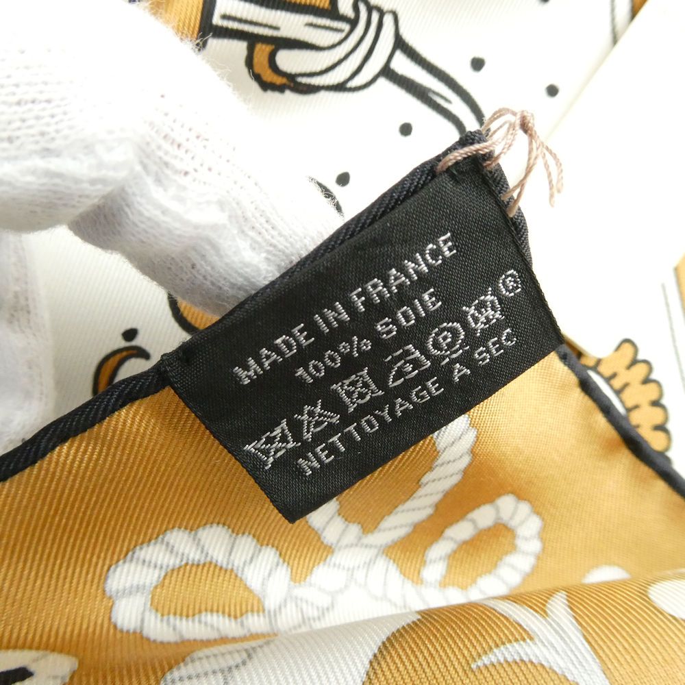 Hermes Carre 55 Animaux Bandana Animal Scarf Silk — view 8