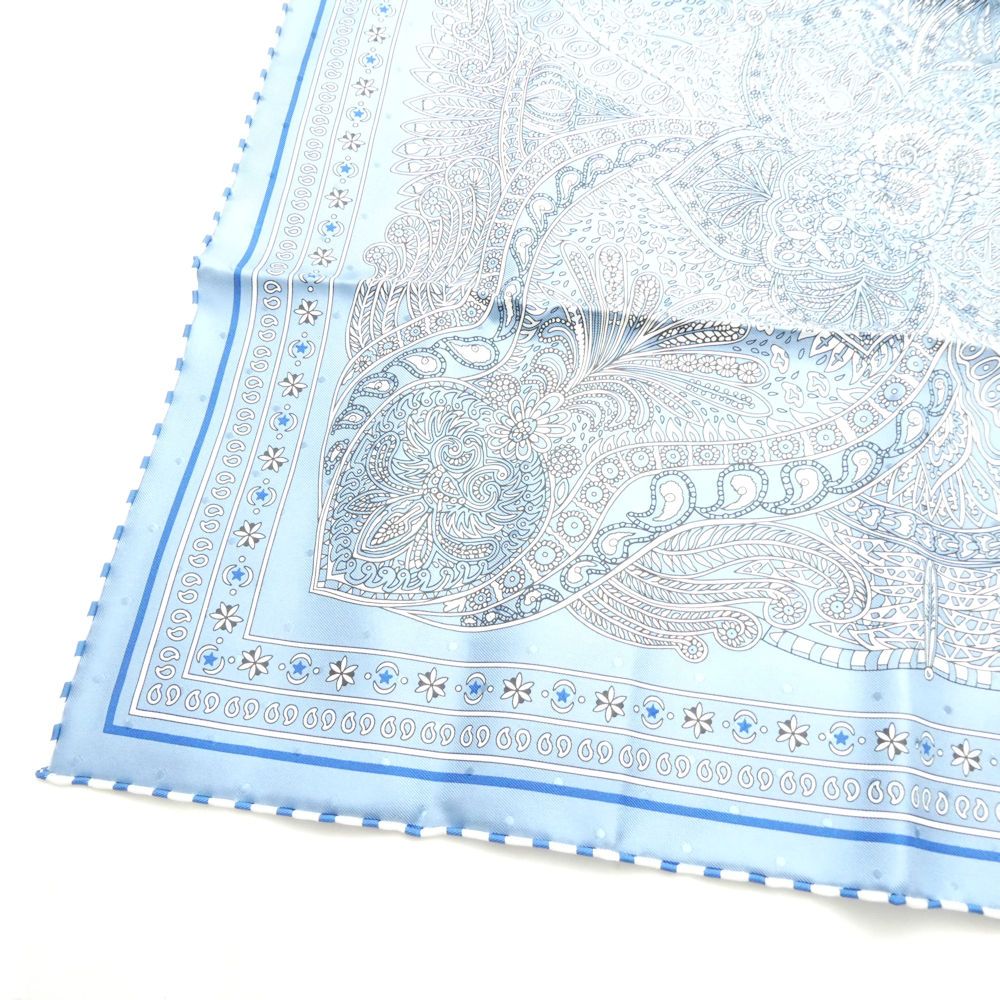 Hermes Carre 55 le Jardin de la Maharani's Garden Scarf Silk Bandana — view 5