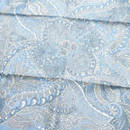 Hermes Carre 55 le Jardin de la Maharani's Garden Scarf Silk Bandana — view 7