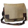 Celine Macadam Messenger Bag Canvas Brown
