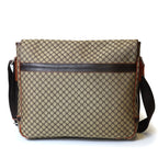 Celine Macadam Messenger Bag Canvas Brown — view 2