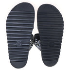 Louis Vuitton Paseo Line Since Jacquard Flat Sandals Shoes Black — view 5