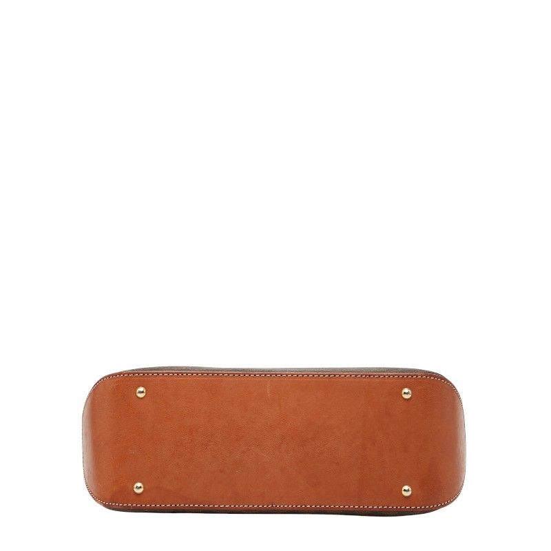 Celine Macadam 2-Way Shoulder Bag Brown Leather — view 3