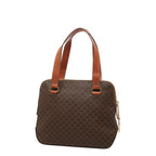 Celine Macadam 2-Way Shoulder Bag Brown Leather — view 2