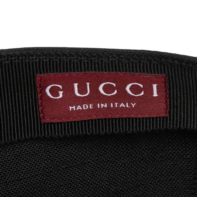 Gucci Webstripe Cap Baseball L 59 Black Multicolor Wool 1 — view 7