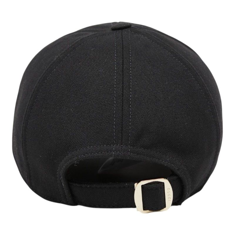 Gucci Webstripe Cap Baseball L 59 Black Multicolor Wool 1 — view 3
