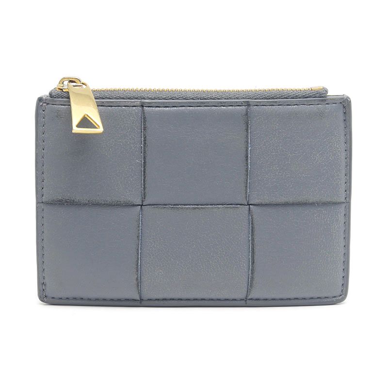 Bottega Veneta Maxi Intrecciato Cassette Zipper Card Case