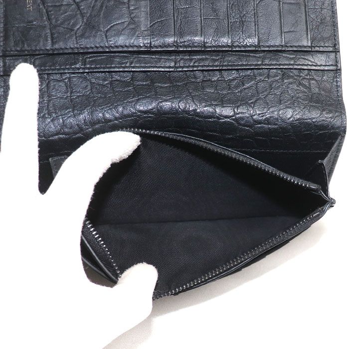 Saint Laurent Monogram Continental Wallet Black — view 5