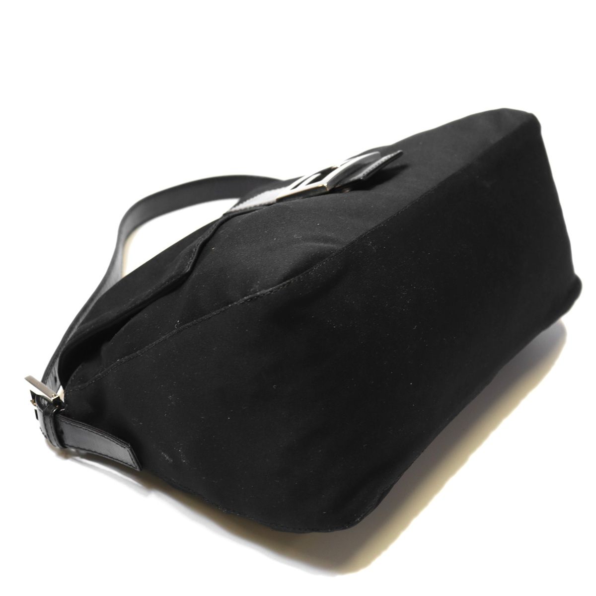 Fendi Mamma Bucket 093 Shoulder Bag Cotton Jersey Black — view 5
