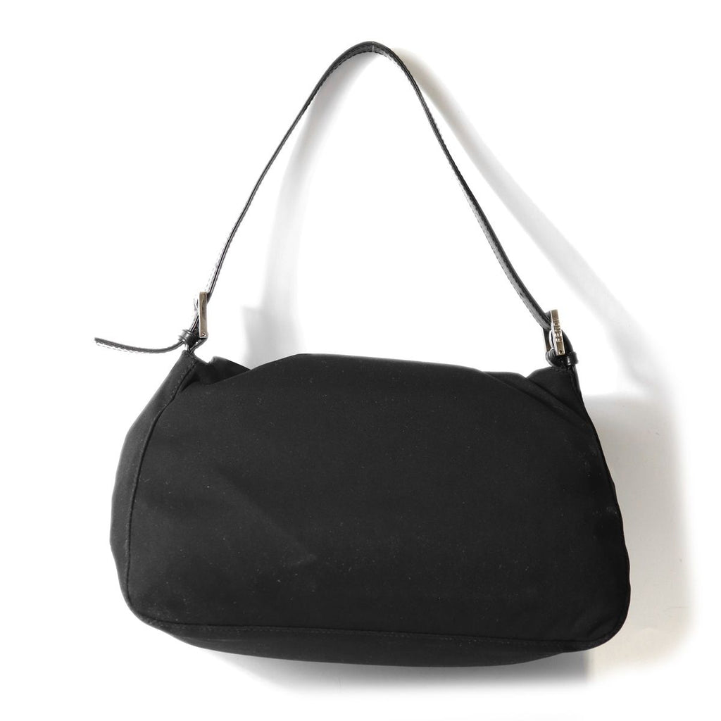 Fendi Mamma Bucket 093 Shoulder Bag Cotton Jersey Black — view 2