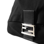 Fendi Mamma Bucket 093 Shoulder Bag Cotton Jersey Black — view 3