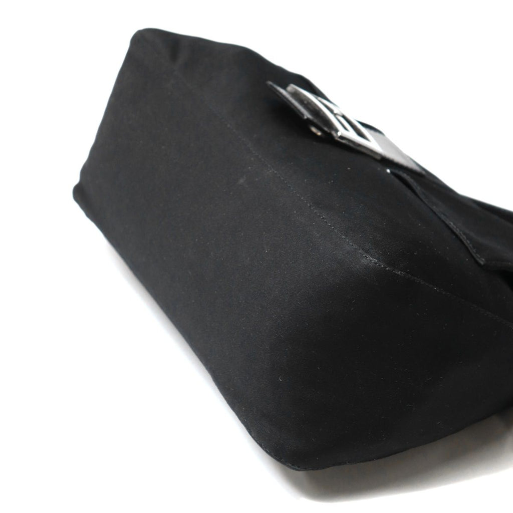 Fendi Mamma Bucket 093 Shoulder Bag Cotton Jersey Black — view 4