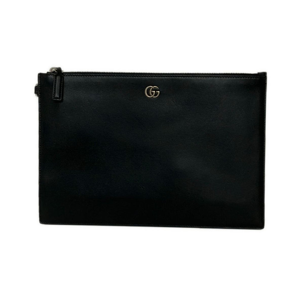 Gucci Clutch GG Marmont Black Leather