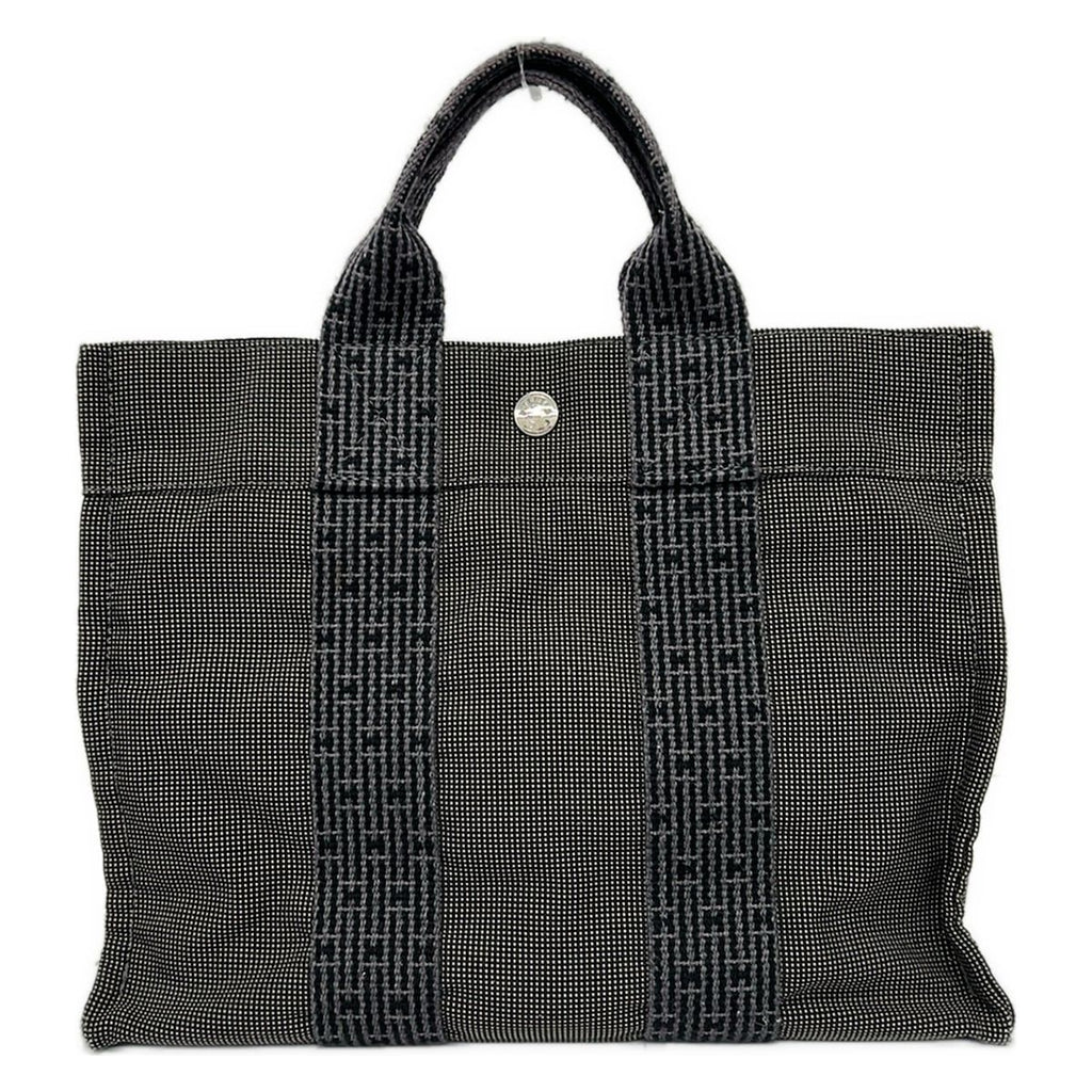 Hermes Handbag Her Line Tote PM Dark Gray Black — view 3