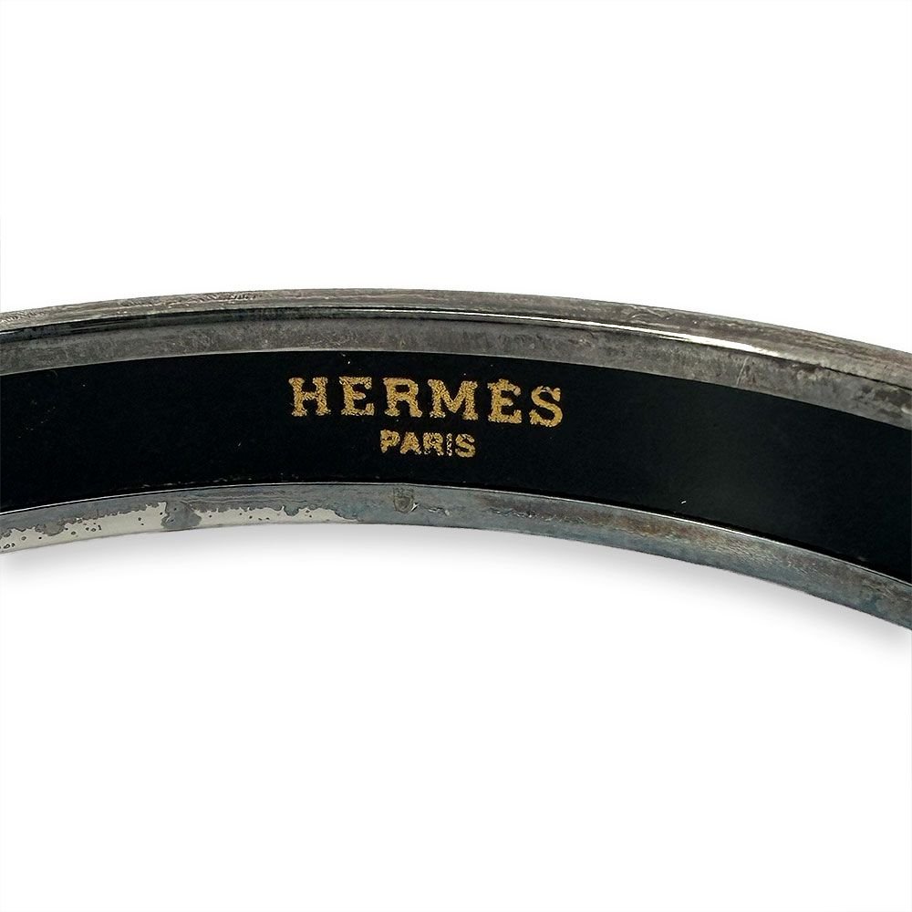 Hermes Enamel PM Bangle Bracelet — view 5