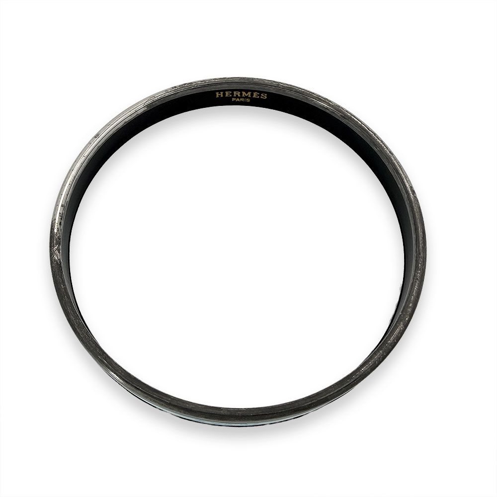 Hermes Enamel PM Bangle Bracelet — view 3