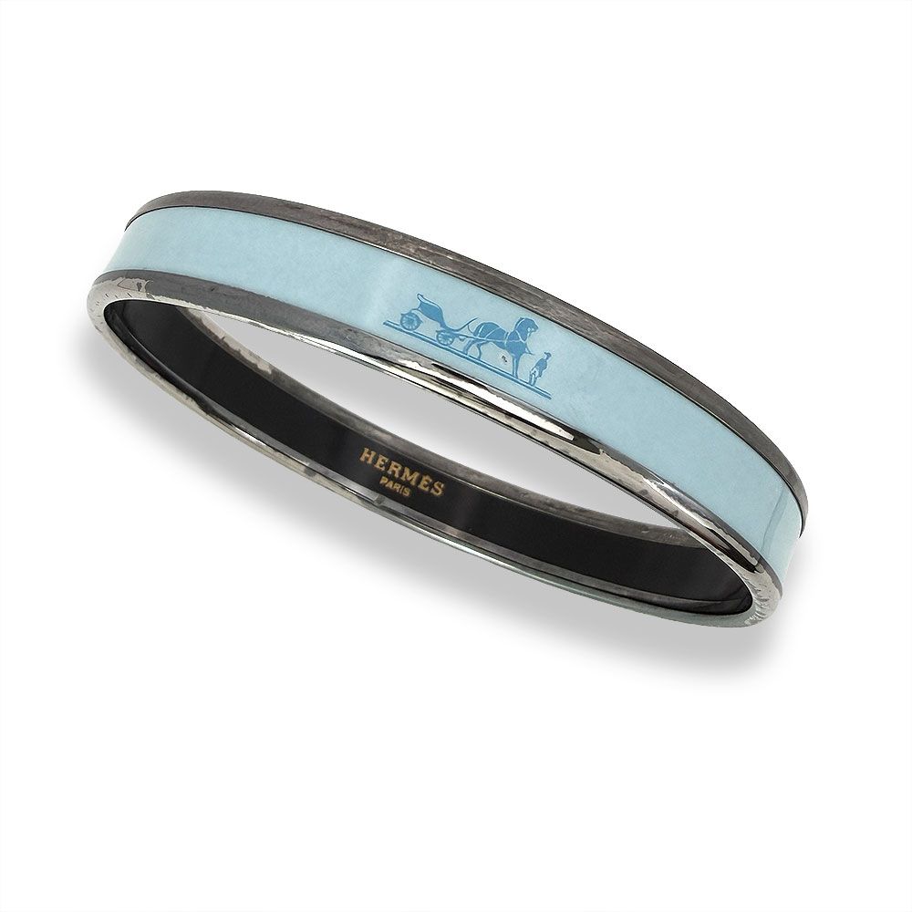 Hermes Enamel PM Bangle Bracelet
