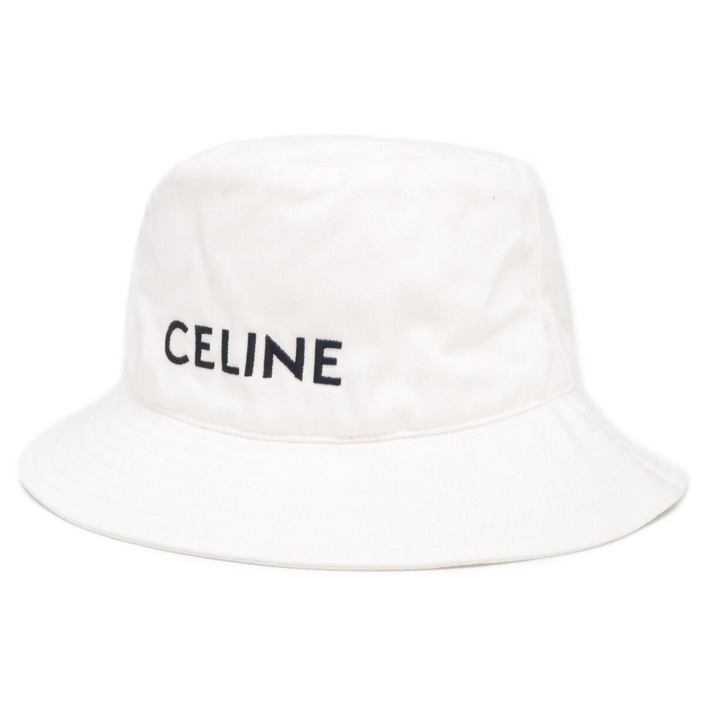 Celine Logo Embroidery Bucket