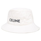 Celine Logo Embroidery Bucket