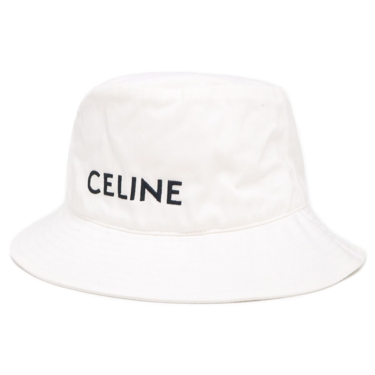 Celine Logo Embroidery Bucket