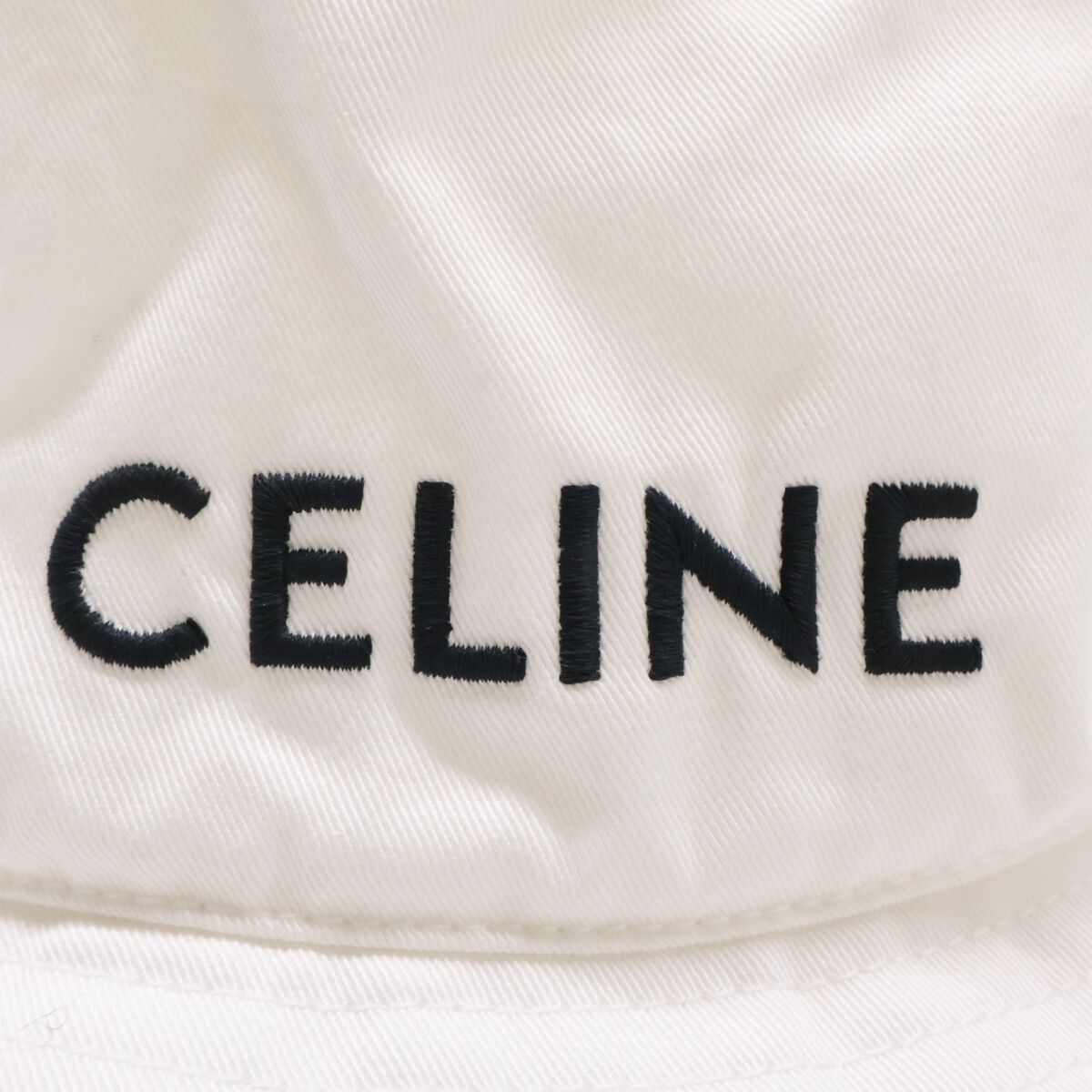 Celine Logo Embroidery Bucket — view 9