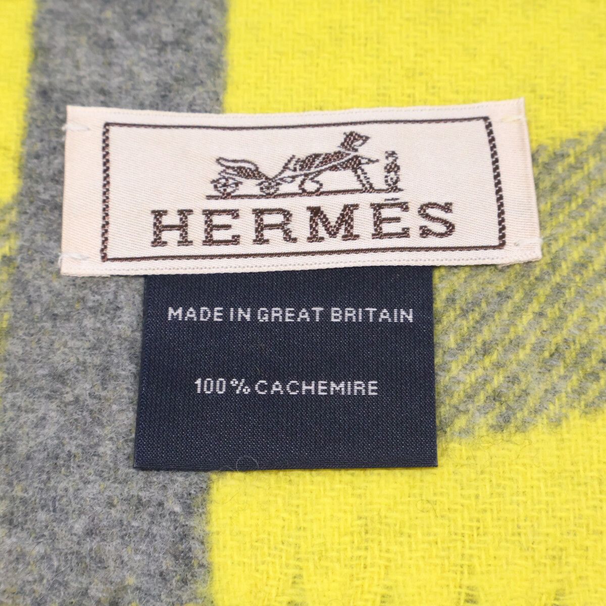 Hermes Ready Steady Go Cashmere Fringe Scarf — view 6
