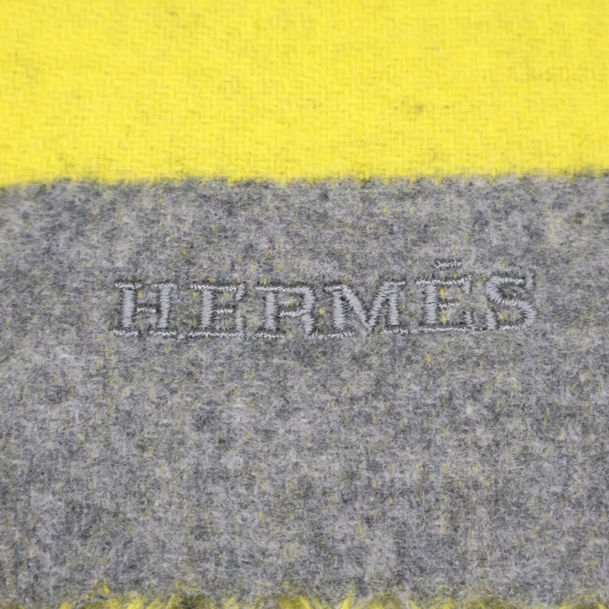 Hermes Ready Steady Go Cashmere Fringe Scarf — view 5