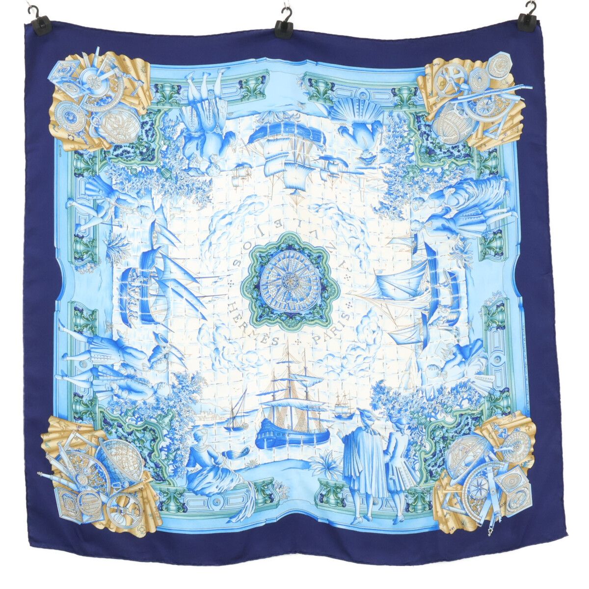 Hermes Azvlejos Silk Carre 90 Scarf