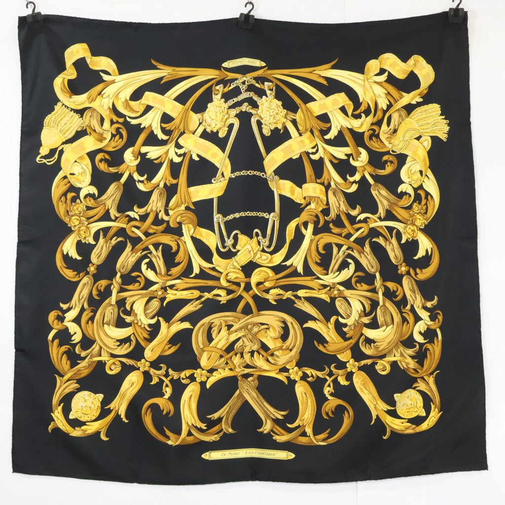 Hermes le Mors a la Conetable Silk Carre 90