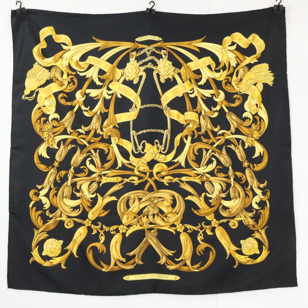 Hermes le Mors a la Conetable Silk Carre 90